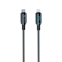 FORCELL F-ENERGY C276 kabelis Type C uz Lightning PD 3A 27W Digital 1,2 m melns