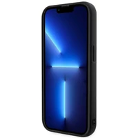 Karl Lagerfeld KLHCP14X3DRKHNK iPhone 14 Pro Max 6.7" melns/melns cietais viedtālruņa apvalks Rubber Choupette 3D