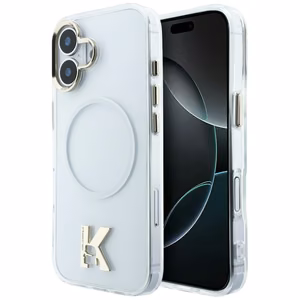 Karl Lagerfeld IML K Head Logo MagSafe Maciņš for iPhone 17 - Clear