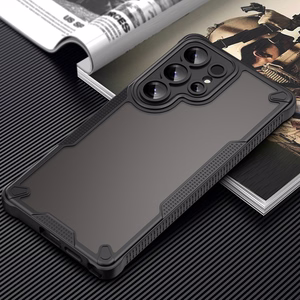 Defender Matēts maciņš for Samsung Galaxy S25 Ultra melns