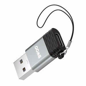 BWOO адаптер USB-C - USB серый OTG BZ-38