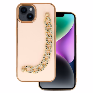 Moderns viedtālruņa apvalks Iphone 14 Pro dizains 4 gaiši rozā