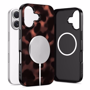 Tech-Protect Lamano Magnētiskais viedtālruņa apvalks iPhone 16 - melns un sarkans