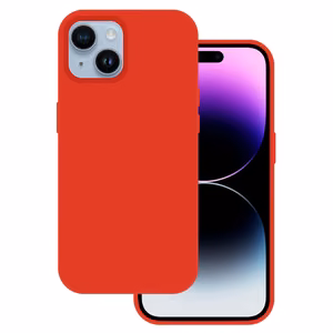 Tel Protect Silicone Premium for iPhone 15 Plus red