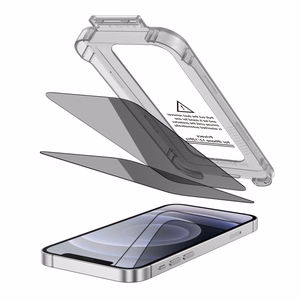 Tech-Protect Quick Set Spy+ Privātuma stikls 2-gab. komplekts iPhone 12 / 12 Pro