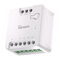 SONOFF MINI-D viedais WiFi Matter slēdzis (AC/DC 12-48V, sausais kontakts)