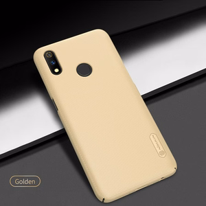Nillkin Super Frosted Shield vāciņš ierīcei Realme 3 Pro / Realme X Lite, zelta krāsā