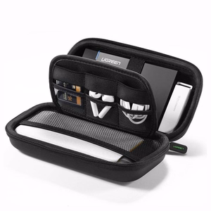 Ugreen 40707 storage drive case Pouch case EVA (Ethylene Vinyl Acetate) melns
