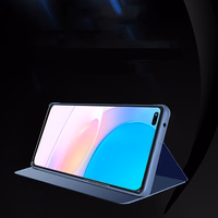 Viedtālruņa apvalks Clear View Huawei nova 8i flip vāciņu melns