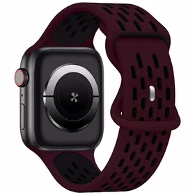 Beline Siksniņa Apple Watch New Sport Silicone 38/40/41mm bordo/melns
