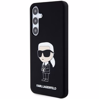 Karl Lagerfeld silikona Ikonik viedtālruņa apvalks Samsung Galaxy S24 - melns