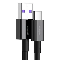 Baseus kabelis Superior USB - USB-C 2,0m melns 66W