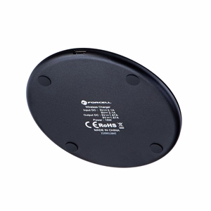 FORCELL F-ENERGY ātrais bezvadu lādētājs Qi QC 15W melns
