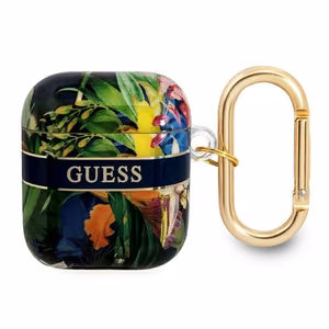 Guess GUA2HHFLB AirPods apvalks zils/zils Ziedu kolekcija