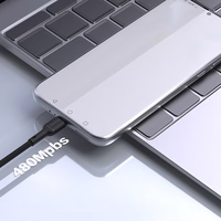 Dudao L9T 5A USB-A - USB-C kabelis 1m - melns