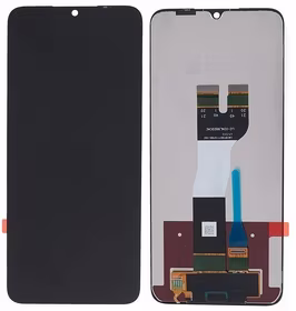 LCD screen Samsung A057 A05S 2023 ar touch screen Melns ORG