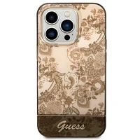 Guess GUHCP14XHGPLHC iPhone 14 Pro Max 6.7" okera cietais apvalks Porcelain Collection