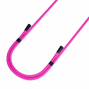 3mk EasyClip tālruņa aukliņa, rozā (melnas krāsas furnitūra)