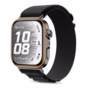 Tech-Protect Nylon Pro siksniņa modelim Huawei Watch Fit 3 / 4 / 4 Pro / 5 / 5 Pro – melna
