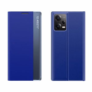 New Sleep viedtālruņa apvalks Xiaomi Redmi Note 12 5G / Poco X5 5G ar statīvu zila