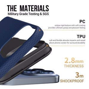 Perfectionists Triangle Mag Case iPhone 17 navy blue