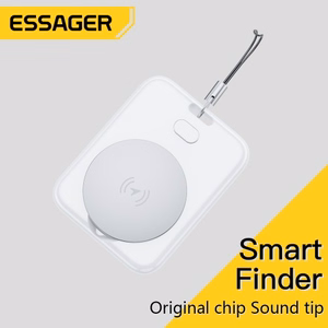 Essager Tag balts inteliģentais Bluetooth meklētājs / izsekotājs kulons