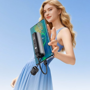 Borofone Внешний аккумулятор 5000mAh BJ87 Star - Type C - с фонариком чёрный