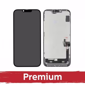LCD Displejs Saderīgs ar iPhone 14 Plus Melns (Hard OLED / Premium)