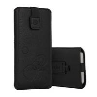 WONDER Deko viedtālruņa apvalks (Izmērs XXL) Samsung S25 Ultra/S24 Ultra/M35/M23/A16 5G/Xiaomi Redmi 14C melns