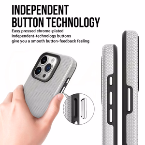 Vmax Trīsstūra korpuss priekš Samsung Galaxy A15 4G / A15 5G sudraba krāsā