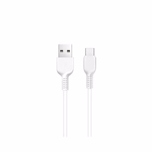 Hoco X20 USB-A uz USB Type-C kabelis, 2.4A, 1 m, balts
