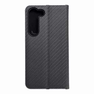Viedtālruņa apvalks LUNA Book Carbon for SAMSUNG S23 - melns (m)