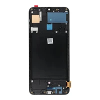 LCD ekrāns paredzēts SAMSUNG A70 A705 HARD OLED ar rāmi