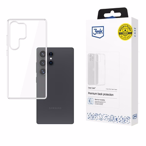 3mk Clear viedtālruņa apvalks Samsung Galaxy S25 Ultra - Caurspīdīgs