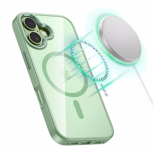 Tech-Protect MagMat MagSafe maciņš iPhone 17 caurspīdīgs zaļš