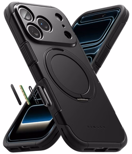 Ringke Alles MagSafe maciņš iPhone 18 Pro / 17 Pro, melns