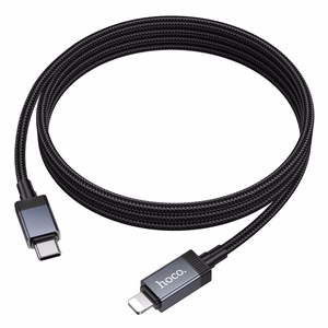 Cable USB C to Lightning Hoco PD 27W with display 1 m X118 black