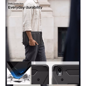 Spigen Tough Armor Pro  Samsung Galaxy Tab S12+ 12.6" vāciņš, melns