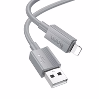 Kabelis USB-A uz Lightning Hoco 2,4A 1 m X107 pelēks