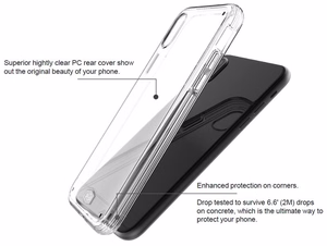 X-Doria ClearVue vāciņš ierīcei iPhone XS Max, caurspīdīgs
