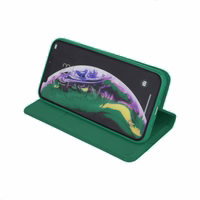 Futrālis Smart Senso Samsung A165 A16 4G/A166 A16 5G tumši zaļš