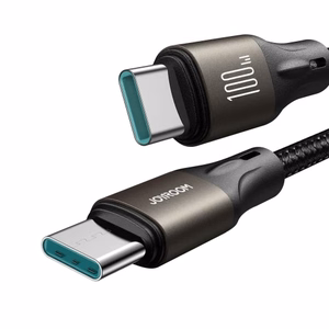 USB kabelis Joyroom SA25-CC5, melns, Type-C / Type-C, 120 cm