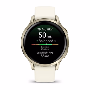 Garmin Venu 4 – GPS viedpulkstenis, AMOLED, 41 mm, zelta