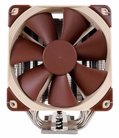 Noctua NH-U12S computer cooling component Processor Cooler 12 cm brūns, Stainless steel
