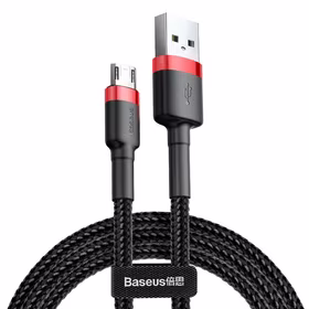 Baseus kabelis Cafule USB - microUSB 3,0 m 1,5A sarkans-melns