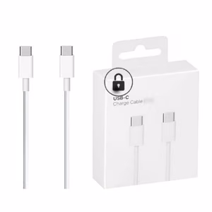 USB Cable Apple MUF72FE White "Type-C / Type-C" Original 200cm / (Original Package)
