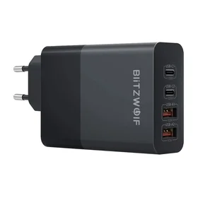 BlitzWolf BW-S29 120W tīkla lādētājs (melns)