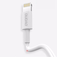 Dudao kabelis USB / Lightning 3A 1m balts (L1L balts)