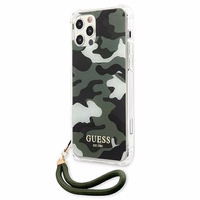 Guess GUHCP12MKSARKA iPhone 12/12 Pro 6.1" zaļš/haki cietais apvalks Camo kolekcija