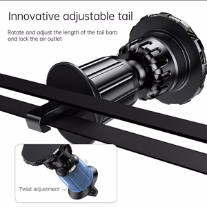 FORCELL F-GRIP MagFlex magnētiskais auto turētājs vējstiklam / paneļim / ventilācijas atverei melns